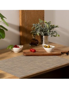 Tovaglietta Maoli 50 x 35 cm bianco e nero | shopincasa.it