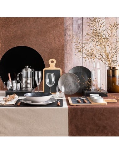 Tovaglietta Tenore 45 x 30 cm nero | shopincasa.it