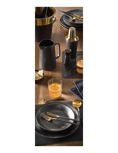 Tovaglietta Tenore 45 x 30 cm nero | shopincasa.it