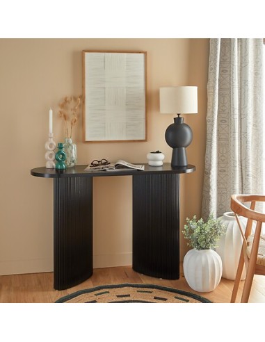 MOBILETTI E CONSOLE: vendita online Console Olova, L. 120 cm, P. 40 cm, A. 80 cm, MDF nero in offerta