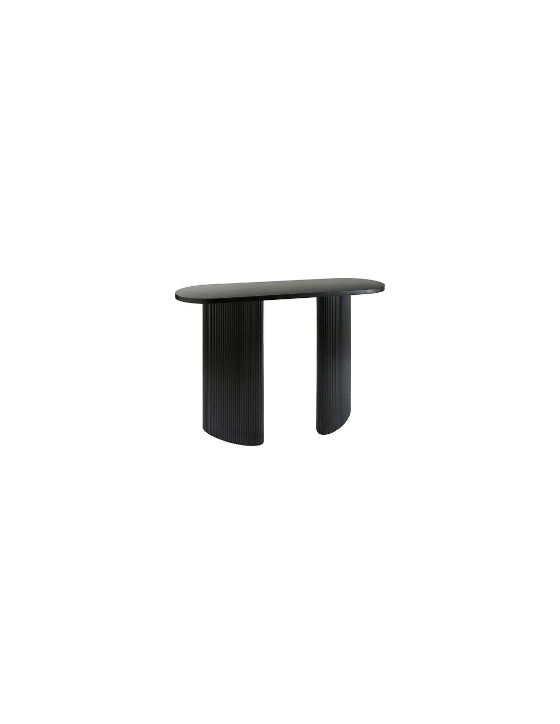 MOBILETTI E CONSOLE: vendita online Console Olova, L. 120 cm, P. 40 cm, A. 80 cm, MDF nero in offerta