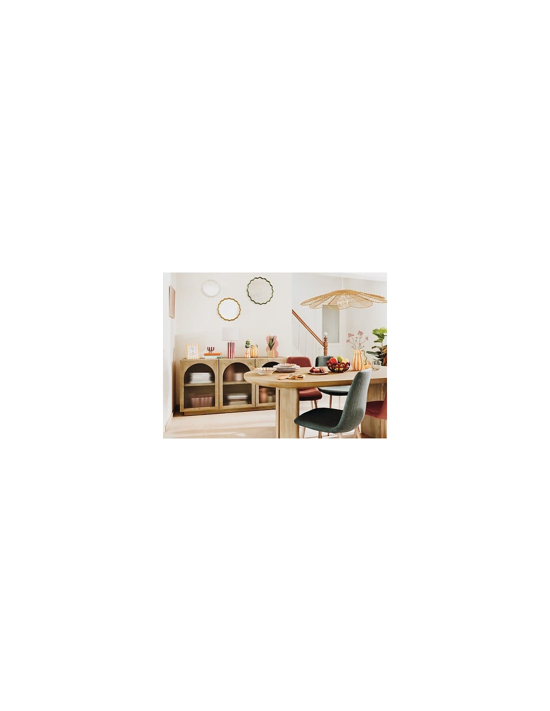 SPECCHI: vendita online Set 3 specchi rotondi ondulati Judy, plastica, L. 50 cm, P. 1,8 cm, A. 50 cm in offerta