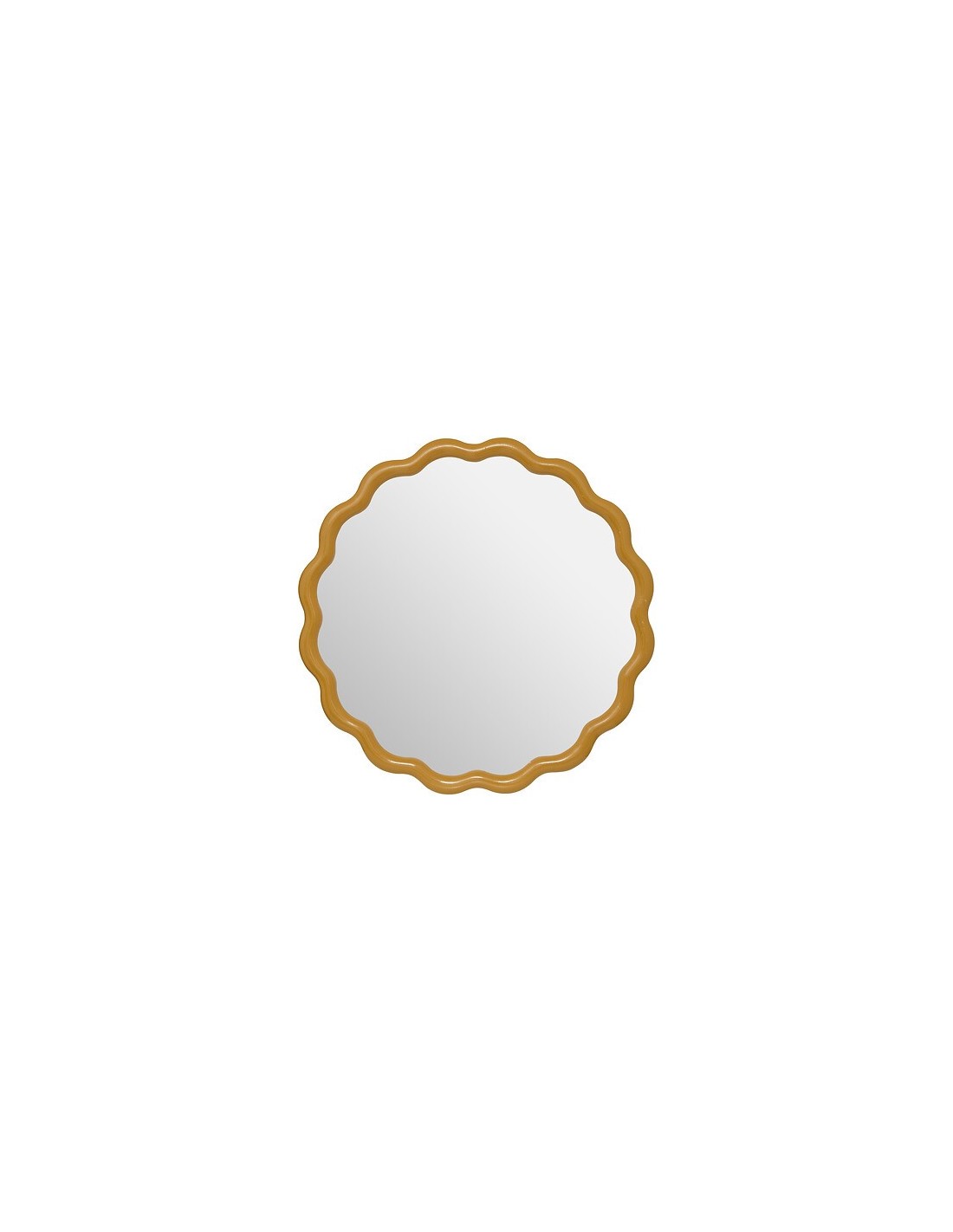 SPECCHI: vendita online Set 3 specchi rotondi ondulati Judy, plastica, L. 50 cm, P. 1,8 cm, A. 50 cm in offerta
