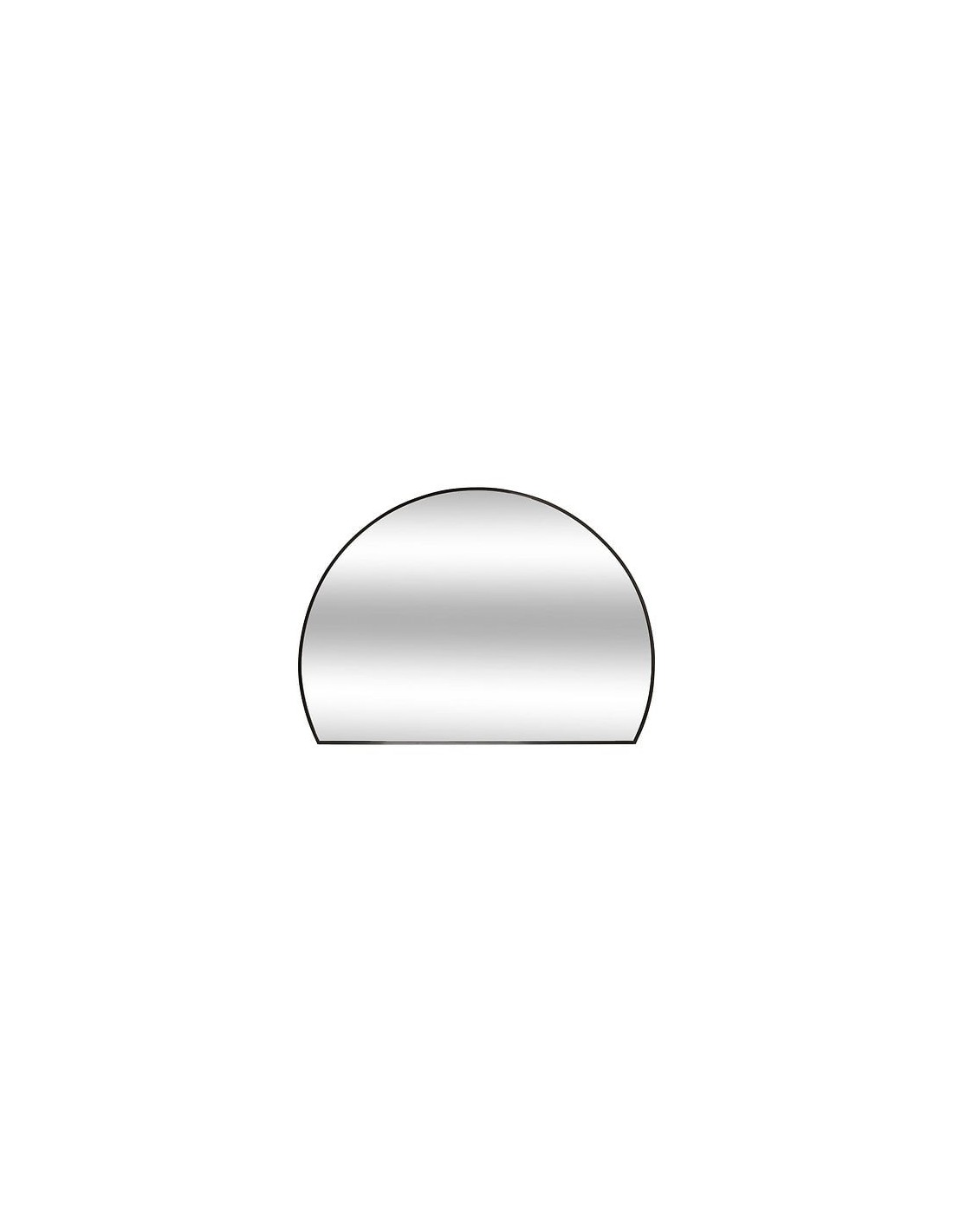SPECCHI: vendita online Specchio Alice, L. 90 cm, P. 1,6 cm, A. 65 cm, metallo nero in offerta