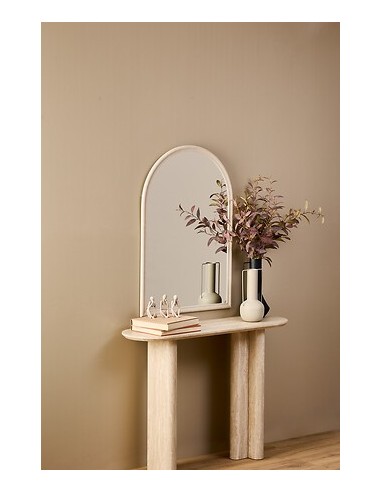 SPECCHI: vendita online Specchio ad arco Calypso, L. 65,8 cm, P. 1,6 cm, A. 95,8 cm, plastica grigia in offerta