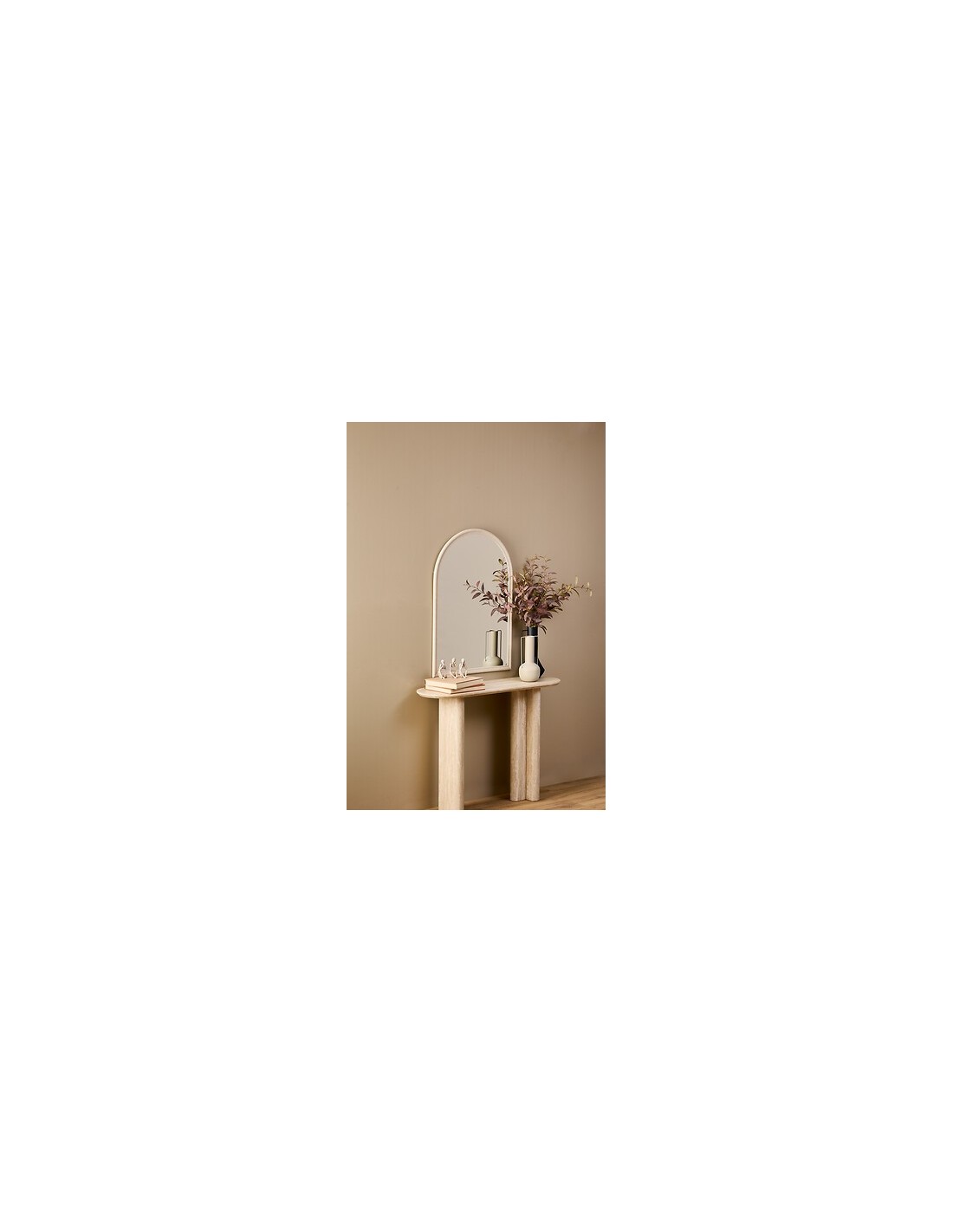 SPECCHI: vendita online Specchio ad arco Calypso, L. 65,8 cm, P. 1,6 cm, A. 95,8 cm, plastica grigia in offerta