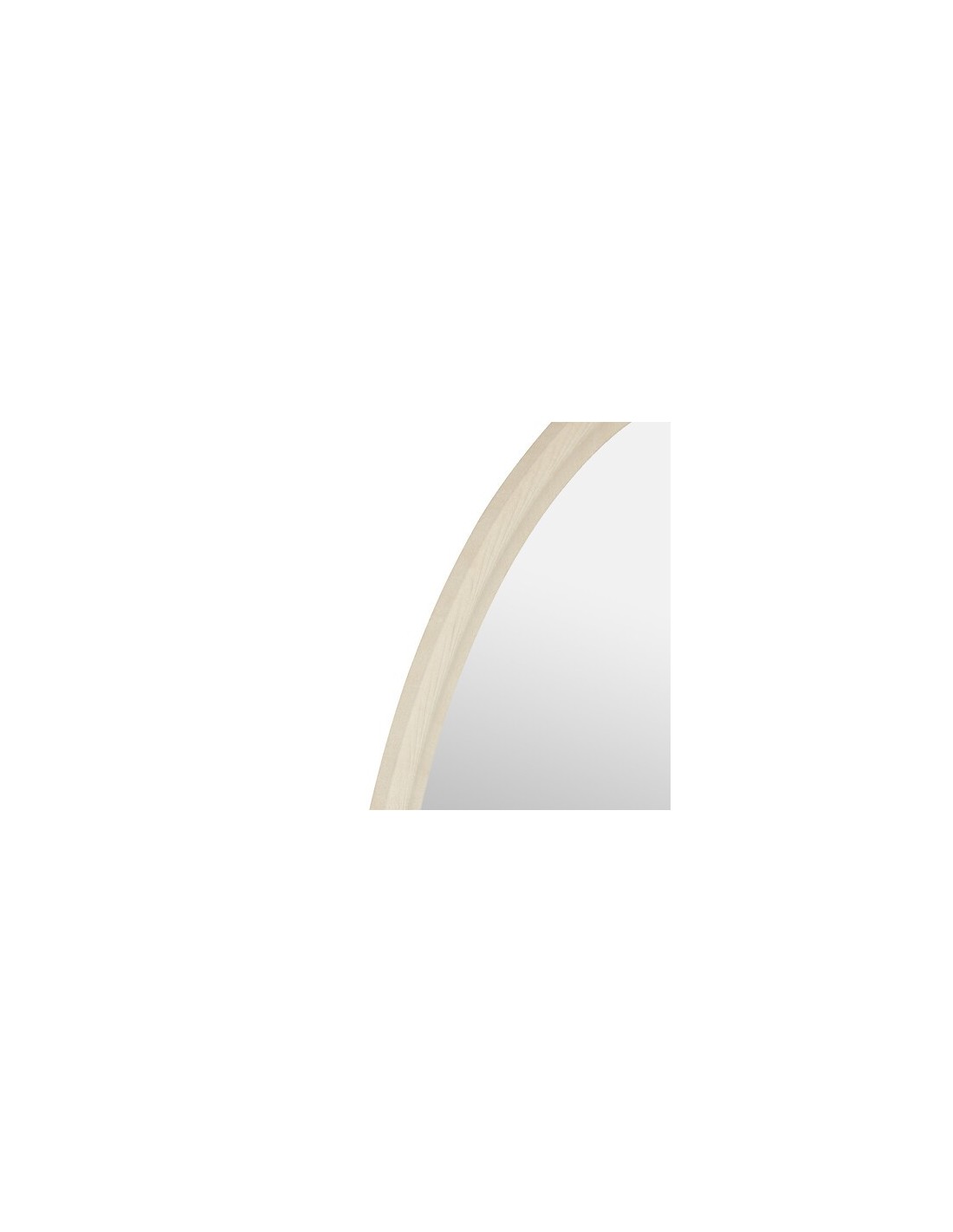 SPECCHI: vendita online Specchio ad arco Calypso, L. 65,8 cm, P. 1,6 cm, A. 95,8 cm, plastica grigia in offerta