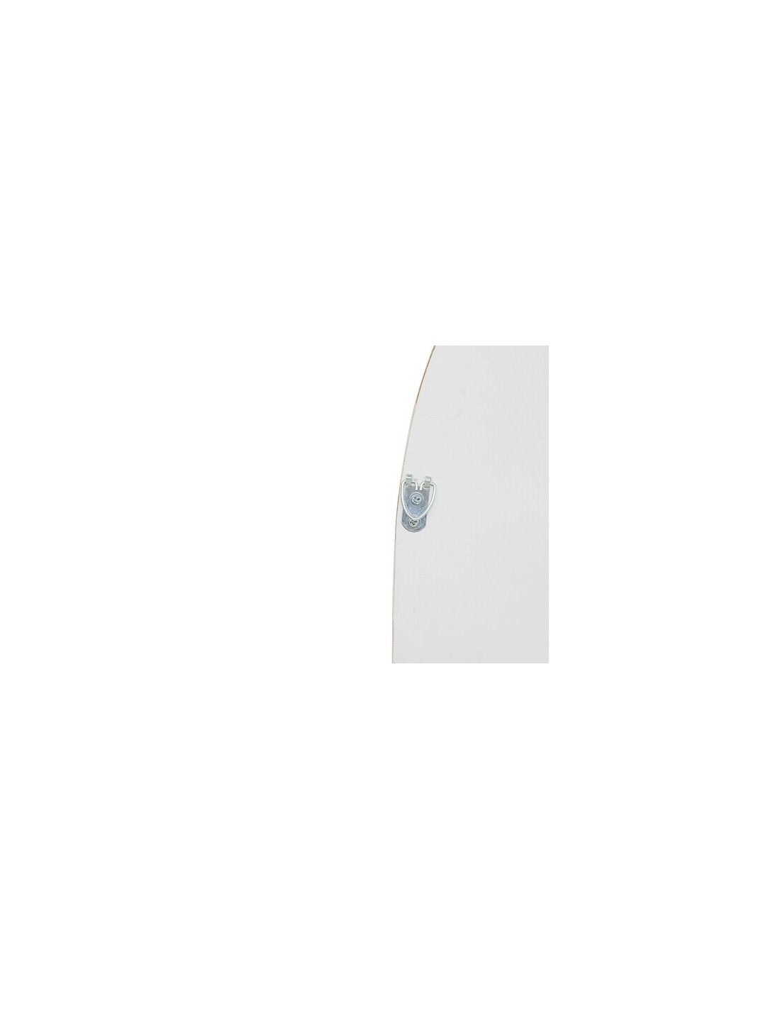 SPECCHI: vendita online Specchio ad arco Calypso, L. 65,8 cm, P. 1,6 cm, A. 95,8 cm, plastica grigia in offerta