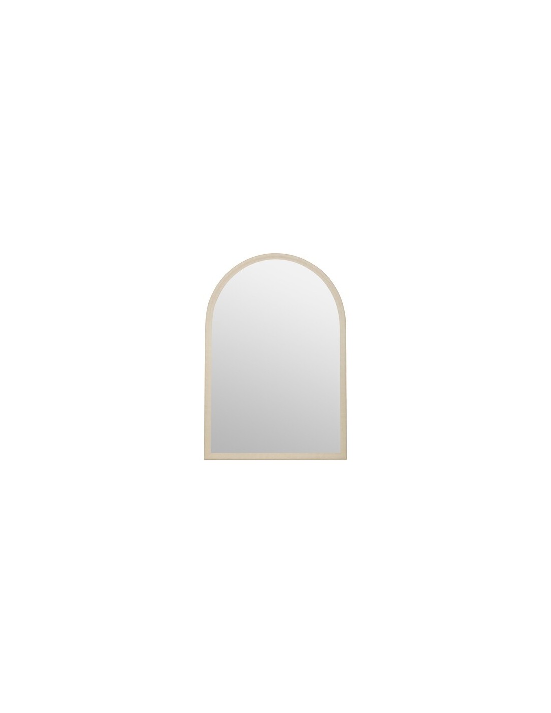 SPECCHI: vendita online Specchio ad arco Calypso, L. 65,8 cm, P. 1,6 cm, A. 95,8 cm, plastica grigia in offerta
