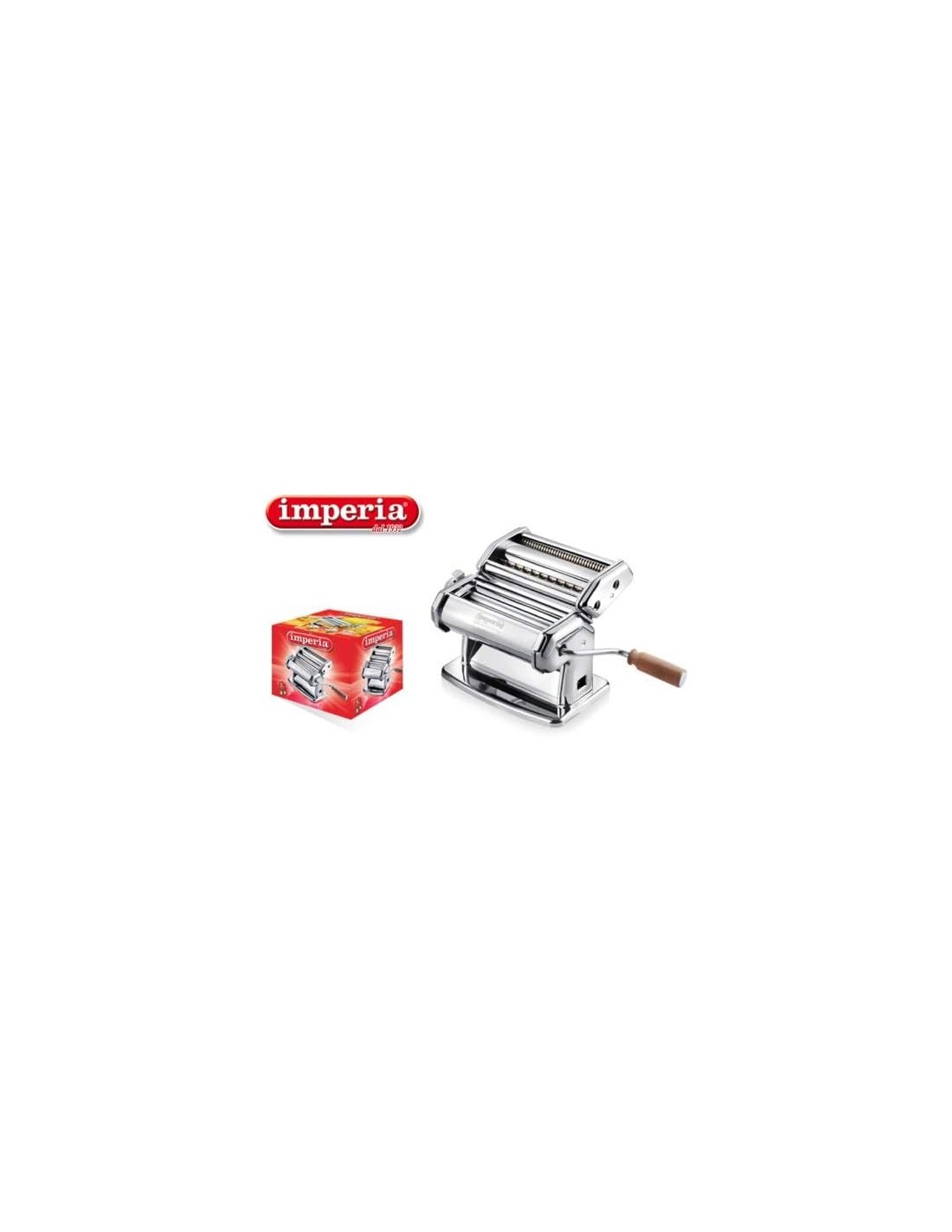 MACCHINE PASTA E UTENSILI: vendita online Imperia SP150, macchina per pasta, acciaio cromato, con accessori in offerta