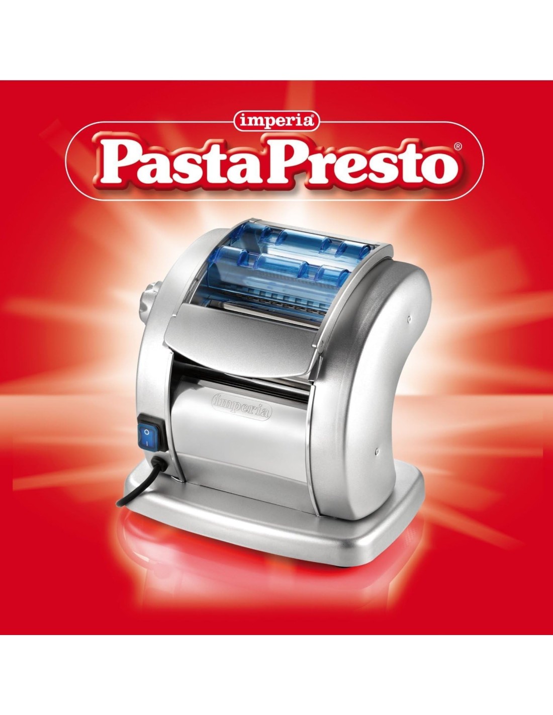 MACCHINE PASTA E UTENSILI: vendita online Imperia Pastapresto, macchina per pasta elettrica, acciaio inox, Made in Italy in o...