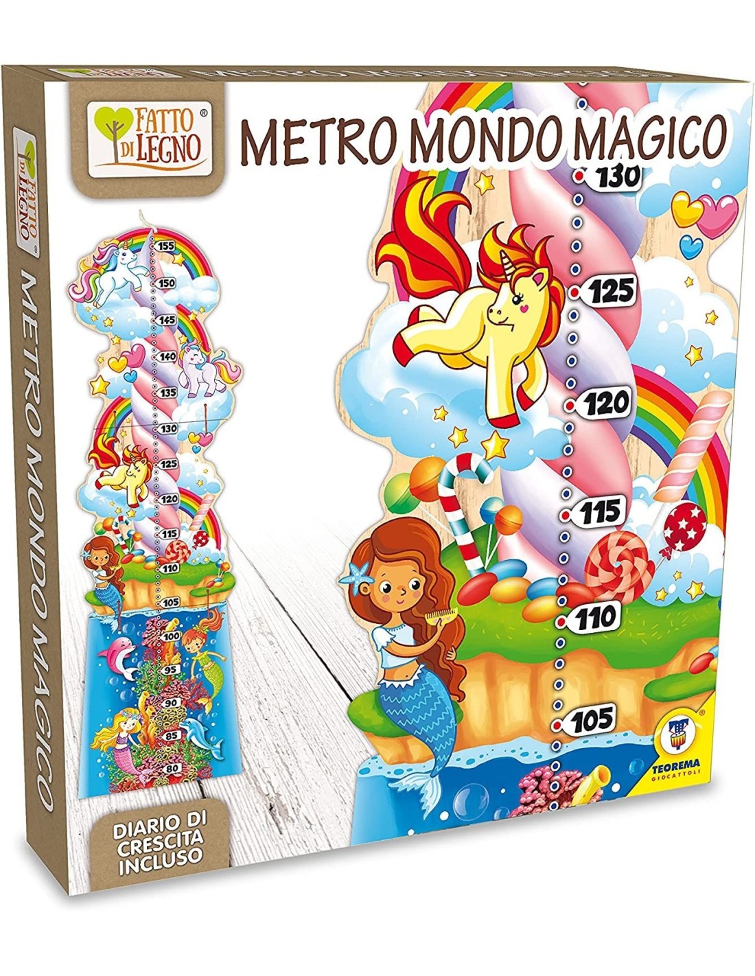 MISURATORE ALTEZZA PER BAMBINI IN LEGNO | shopincasa.it