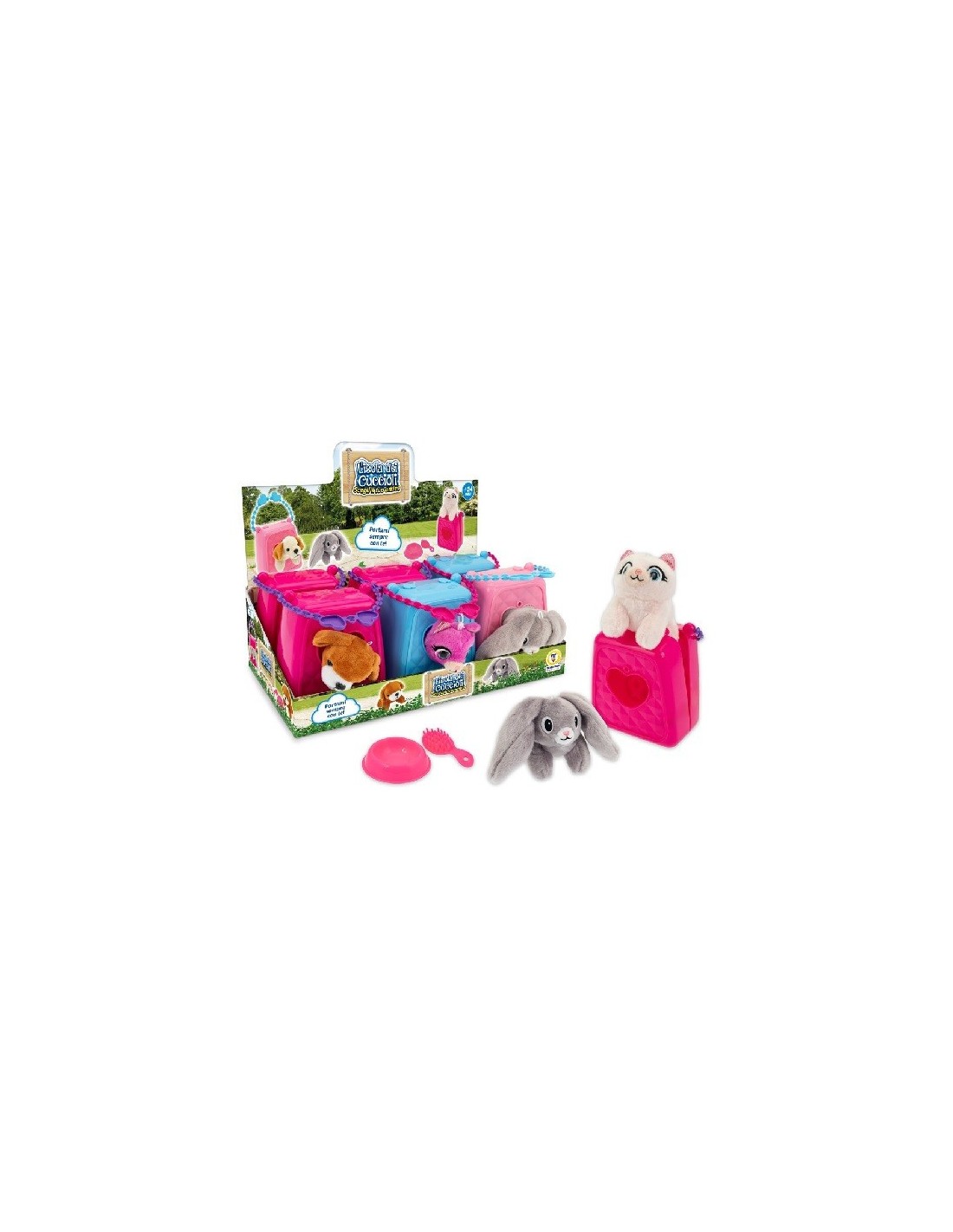 ISOLA DEI CUCCIOLI ANIMALE ASSORTITO CON TRASPORTINO | shopincasa.it