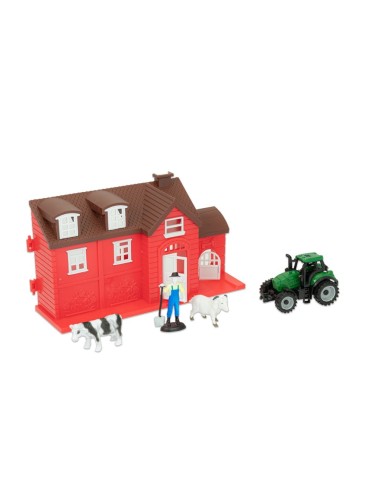 LINEA VERDE PLAYSET FATTORIA CON TRATTORE E ACCESSORI | shopincasa.it