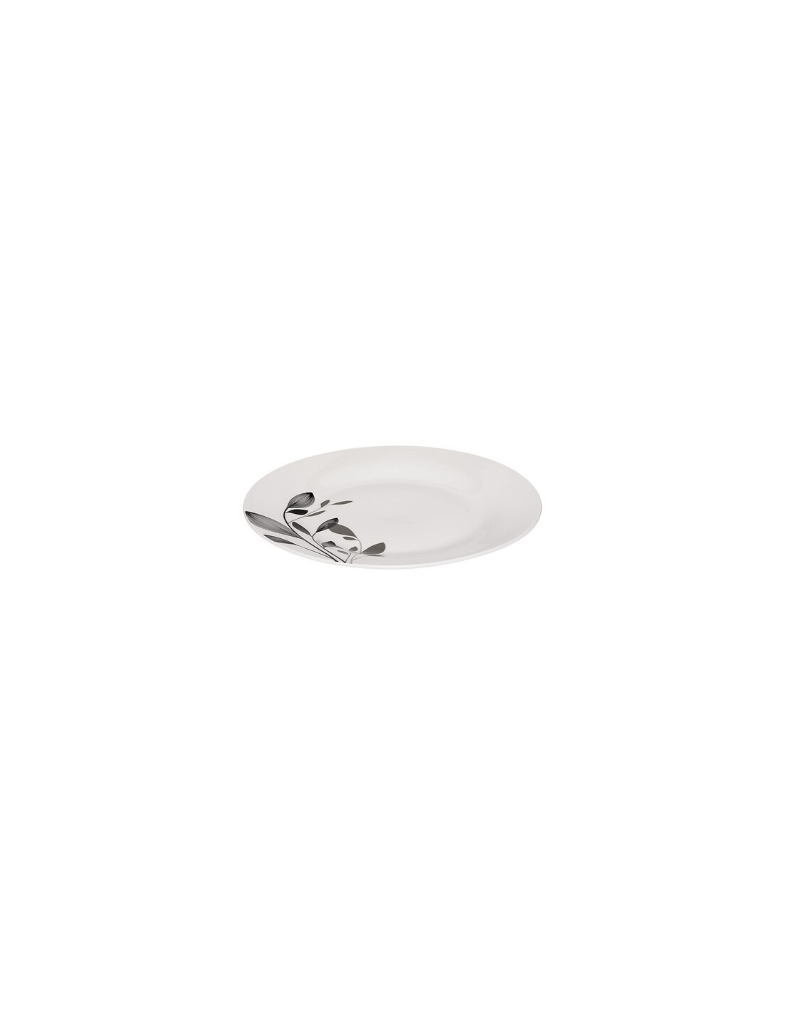 Set di piatti 18 pezzi Lila porcellana bianco e nero | shopincasa.it