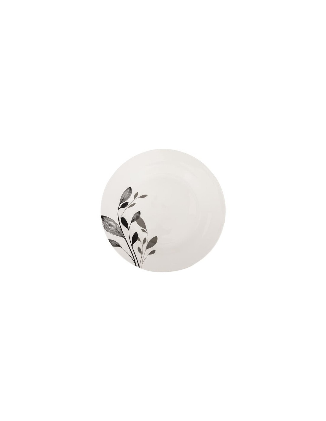 Set di piatti 18 pezzi Lila porcellana bianco e nero | shopincasa.it