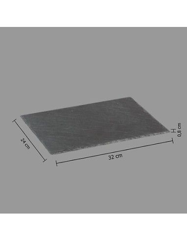 Piatto da portata 24 x 32 cm ardesia | shopincasa.it