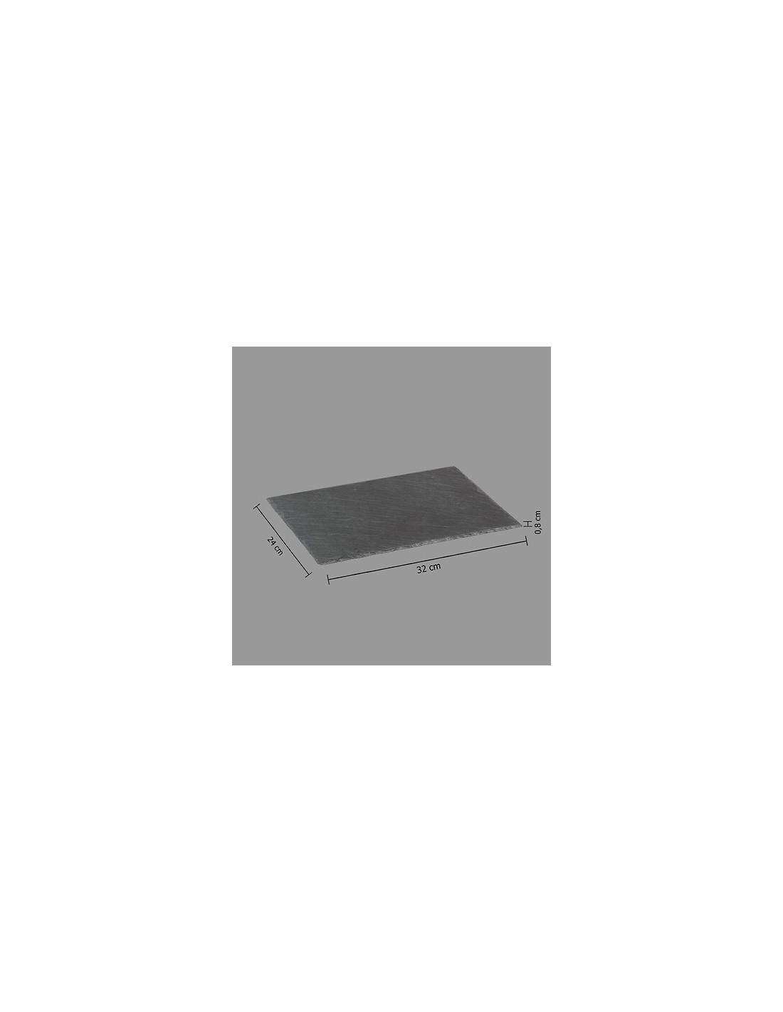 Piatto da portata 24 x 32 cm ardesia | shopincasa.it
