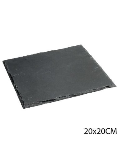 Piatto da portata 20 x 20 cm ardesia | shopincasa.it