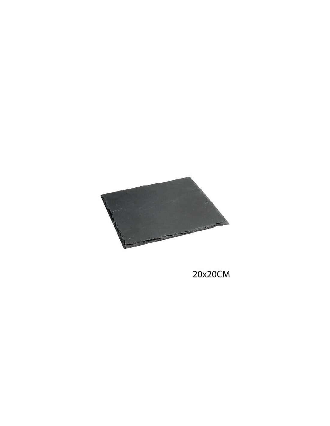 Piatto da portata 20 x 20 cm ardesia | shopincasa.it