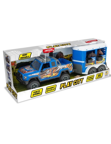 PLAY CITY PLAYSET TRASPORTO CAVALLI | shopincasa.it