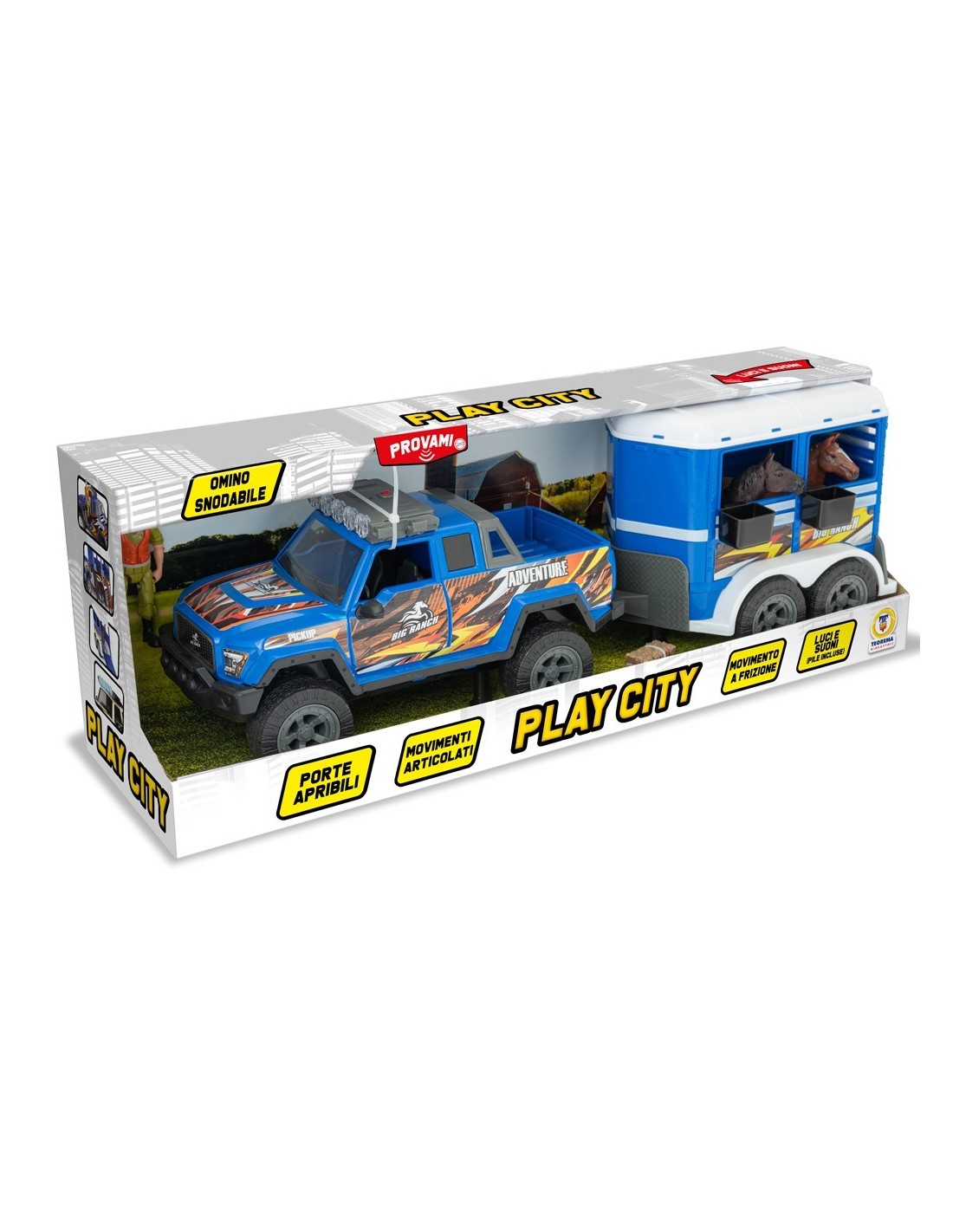 PLAY CITY PLAYSET TRASPORTO CAVALLI | shopincasa.it