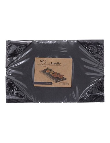 Piatto da portata 14 x 22 cm ardesia | shopincasa.it