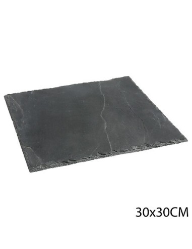 Piatto da portata 30 x 30 cm ardesia | shopincasa.it