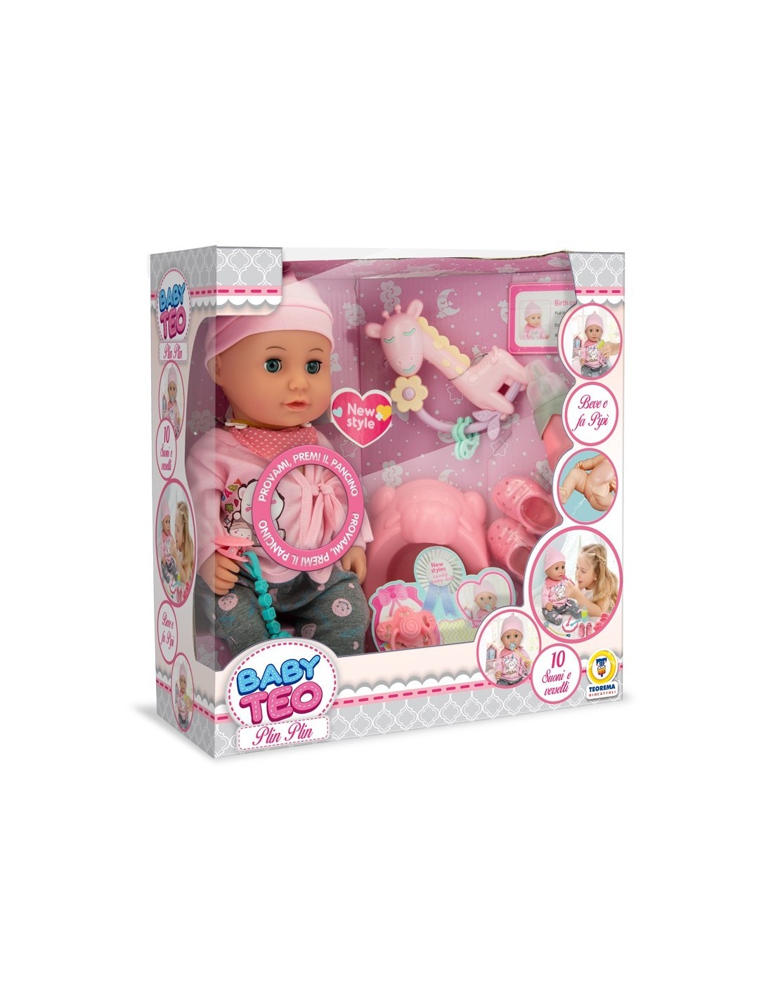 BABY TEO BAMBOLOTTO PLIN PLIN 33CM | shopincasa.it