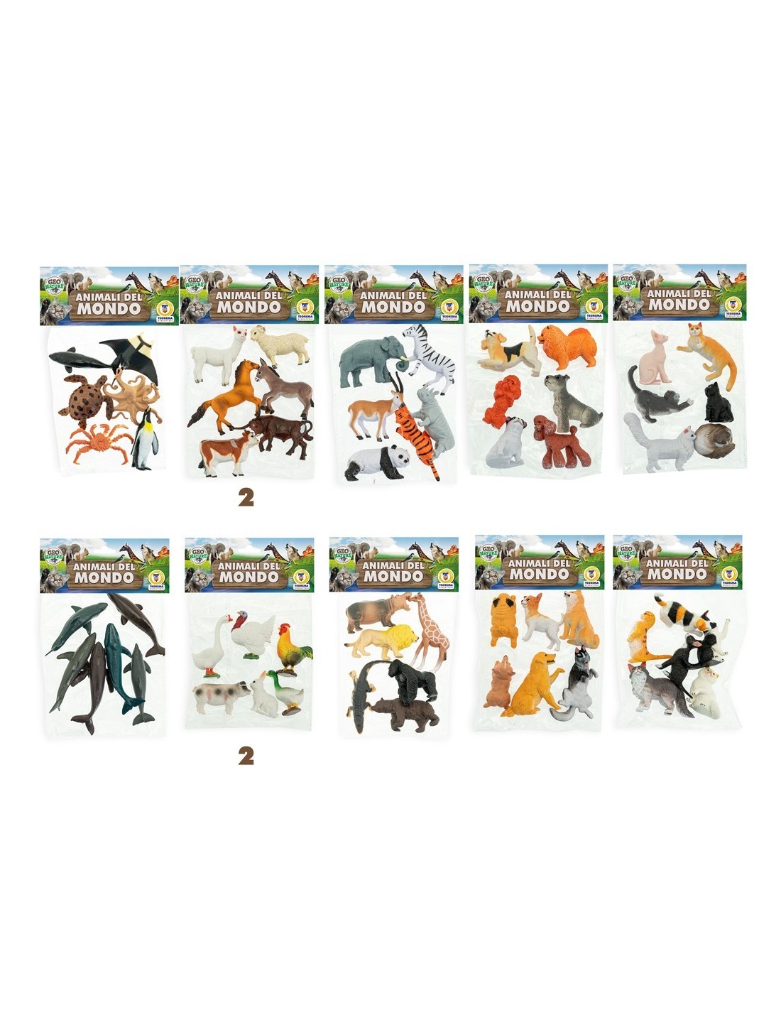 GEO NATURE BLISTER ANIMALI DEL MONDO ASSORTITO | Shop in Casa