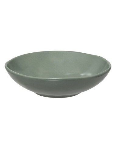 Piatto fondo Noé 20 cm gres verde oliva | shopincasa.it