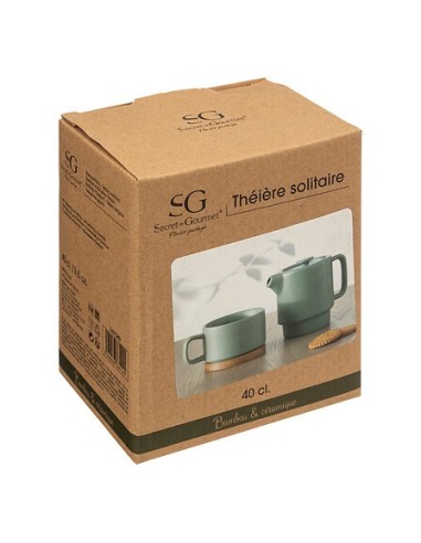 Servizio da tè singolo Nature ceramica menta | shopincasa.it