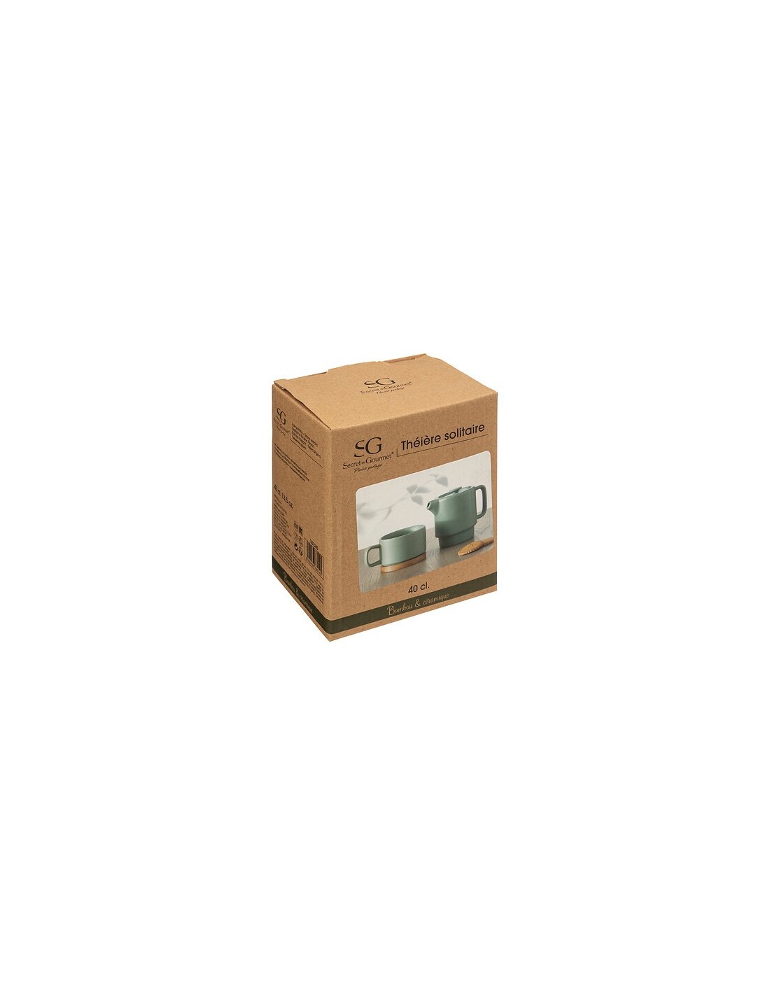 Servizio da tè singolo Nature ceramica menta | shopincasa.it