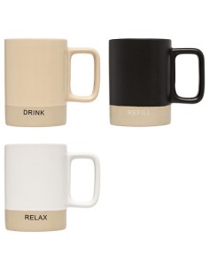 Mug Luca 36 cl ceramica colori assortiti – shopincasa.it