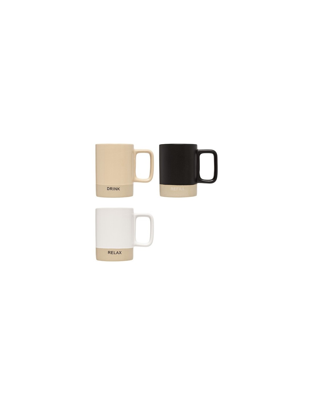 Mug Luca 36 cl ceramica colori assortiti – shopincasa.it