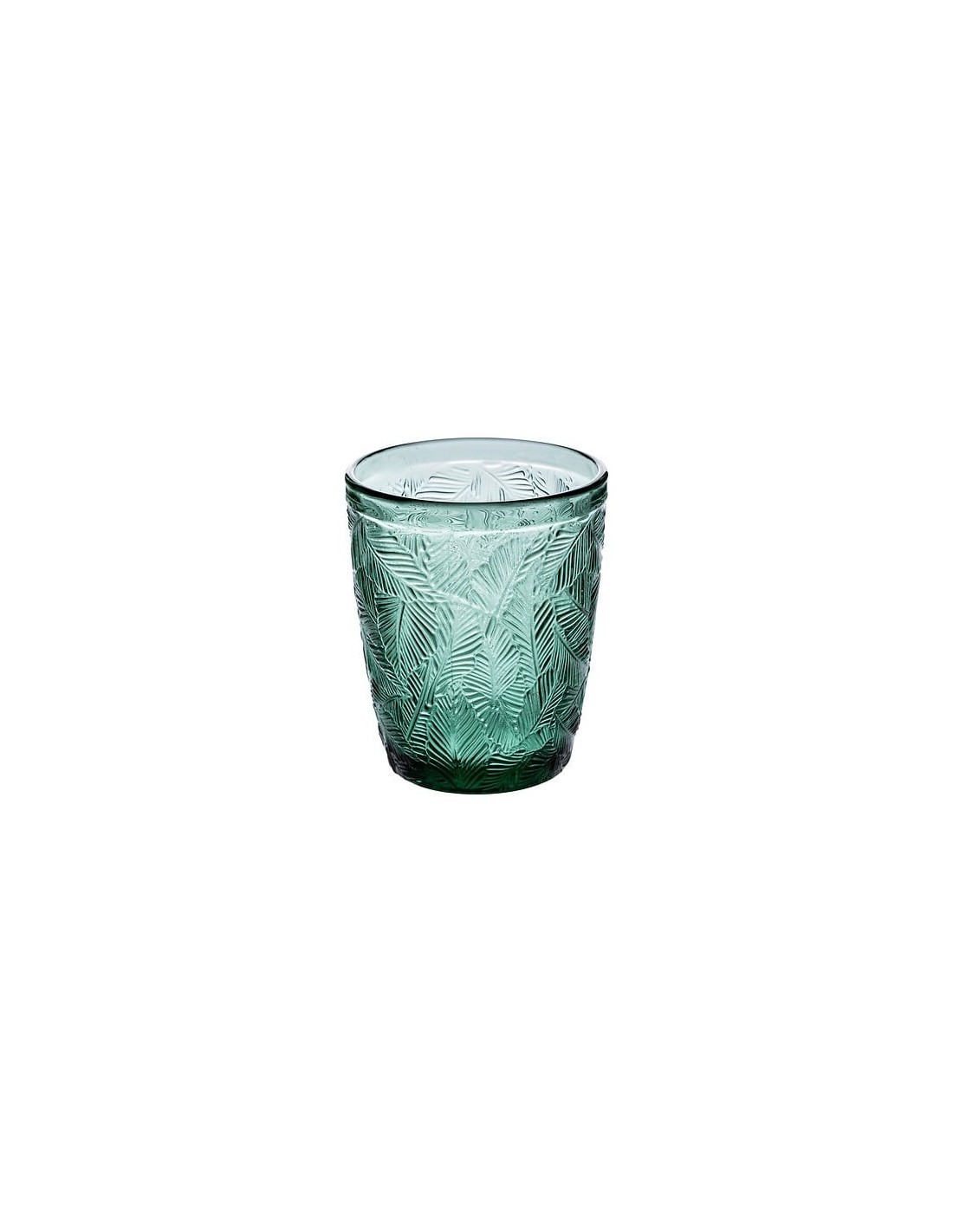Bicchiere basso Leaf 30 cl vetro assortito in scatola palette – shopincasa.it