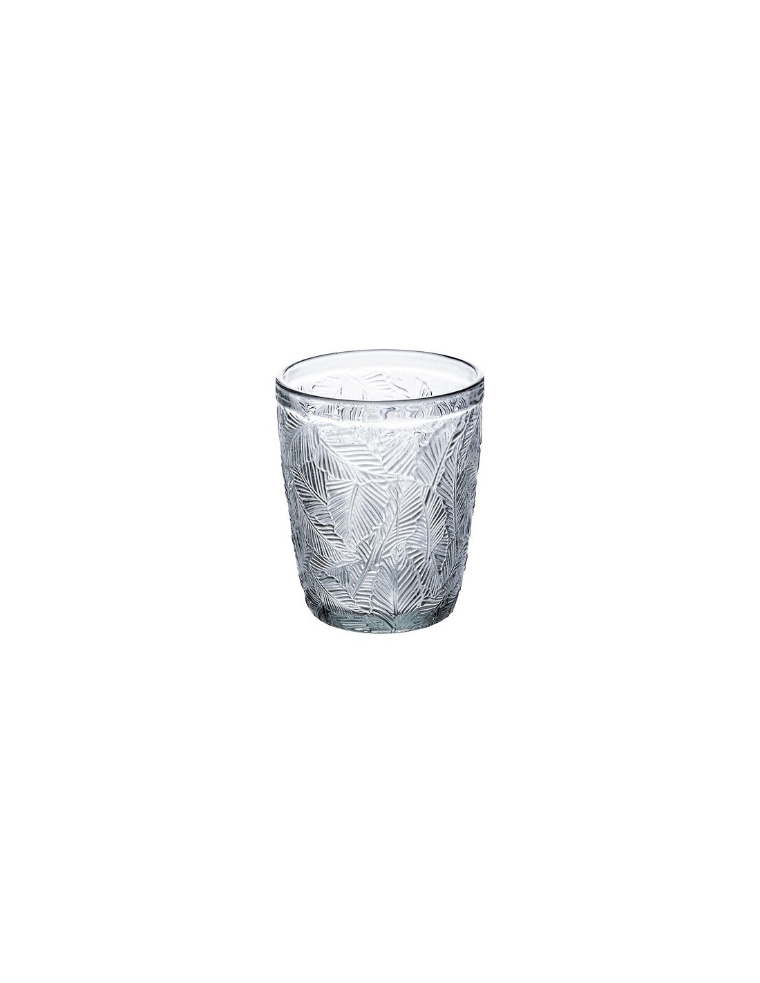 Bicchiere basso Leaf 30 cl vetro assortito in scatola palette – shopincasa.it