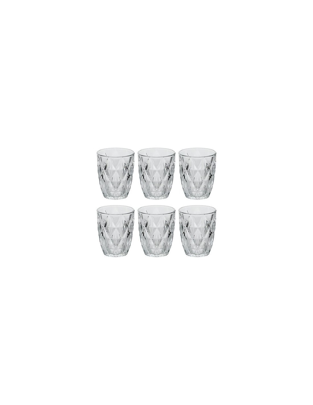 Bicchiere basso Gob 28 cl vetro trasparente | Shop in Casa