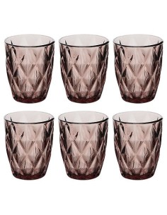 Bicchiere basso Gob 28 cl vetro rosa medio | Shop in Casa
