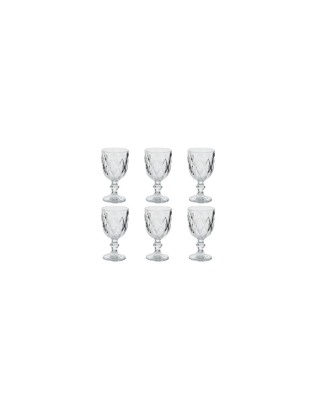 Calice da vino Lea 23 cl vetro trasparente | Shop in Casa
