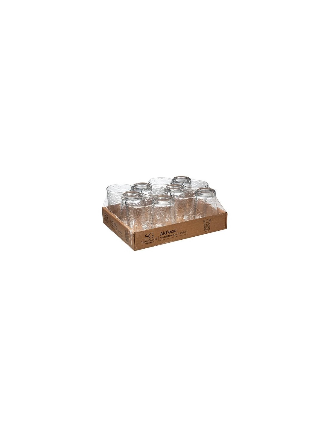 Set 12 bicchieri bassi Ald’eau 20 cl scatola pallet – shopincasa.it