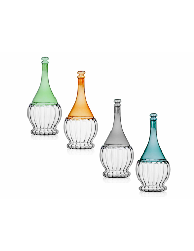 fiasco Bicolor in vetro colori assortiti 800 ml Brandani | shopincasa.it