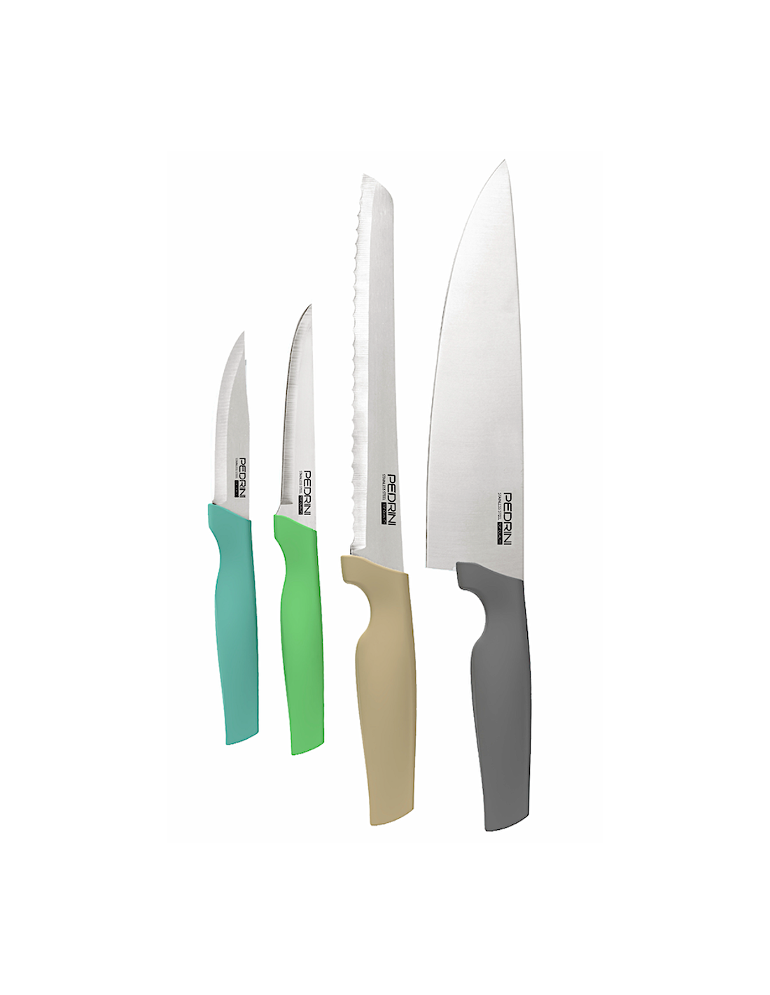 Set 4 Coltelli Manico Ergonomico Pedrini | Shop in Casa