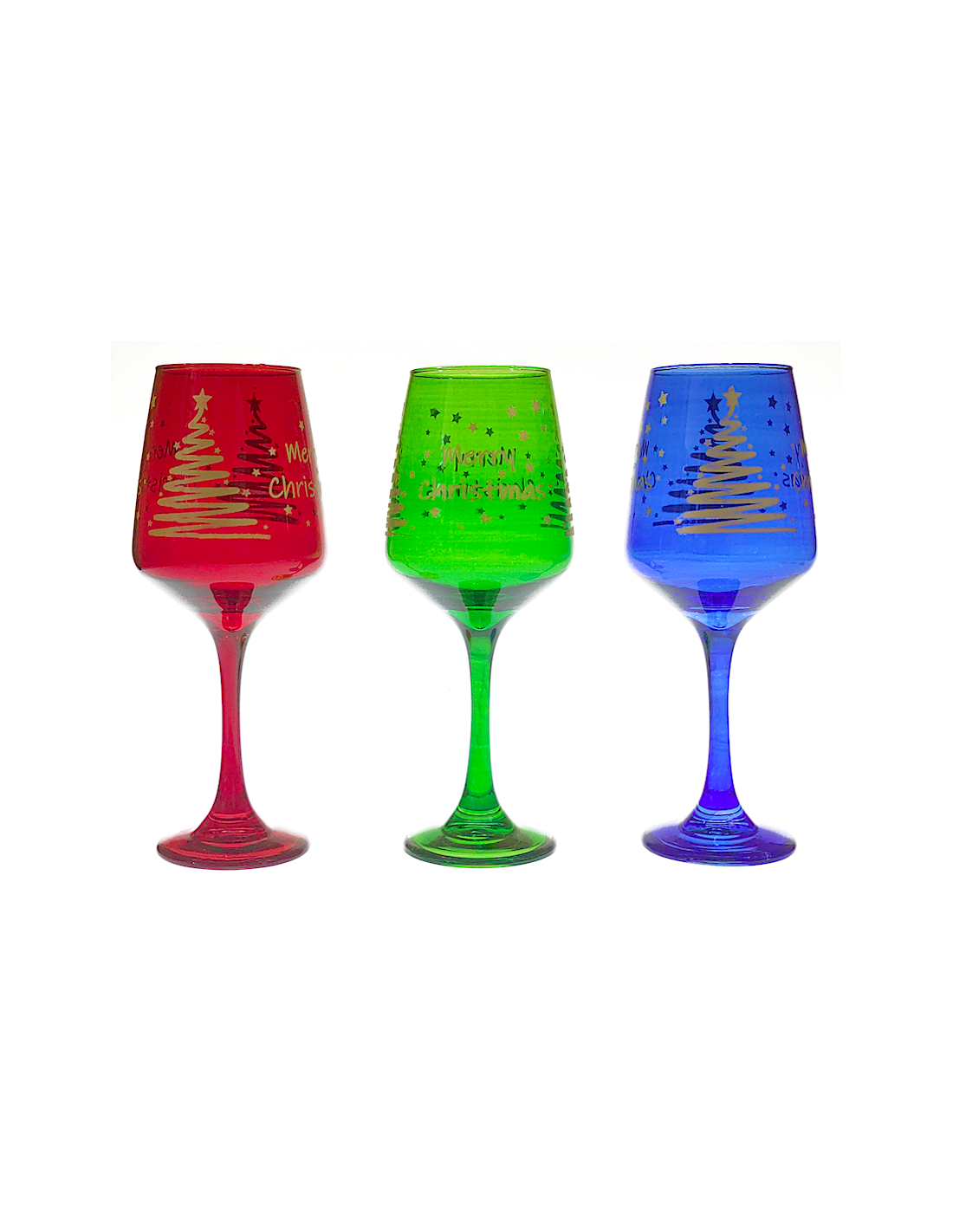 CONF 3 CALICI KING LUSTRO ALBERO MERRY ORO