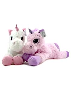 Peluche unicorno 60 cm 2 colori assortito | shopincasa.it
