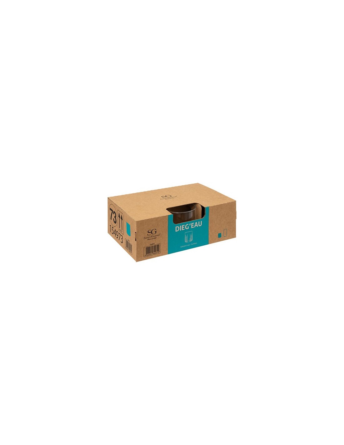 Set 6 bicchieri bassi Dieg'eau 31 cl – shopincasa.it