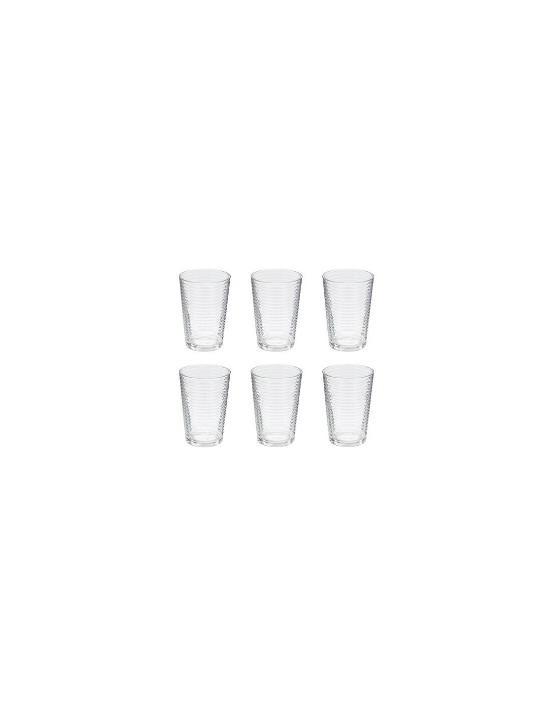 Set 6 bicchieri bassi Vit'eau 20 cl – shopincasa.it