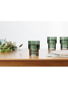 Set 6 bicchieri bassi Ella verde 30 cl – shopincasa.it