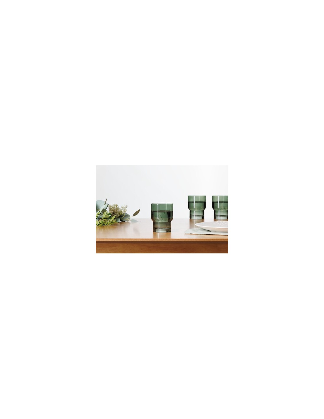 Set 6 bicchieri bassi Ella verde 30 cl – shopincasa.it