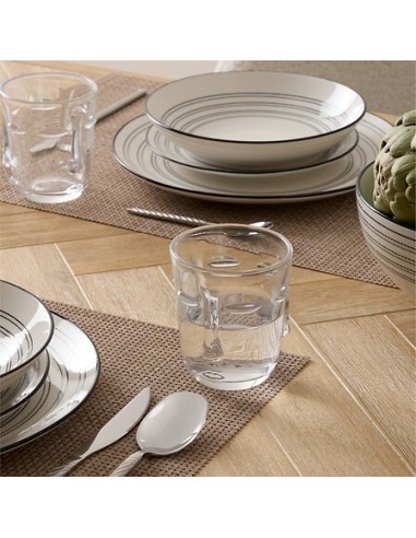 Set 6 bicchieri bassi Face trasparente 30 cl – shopincasa.it
